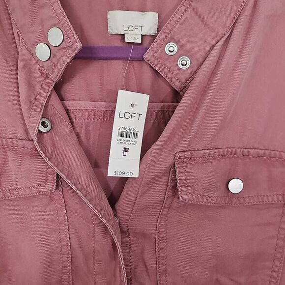 LOFT Utility Jacket, NWT - Picture 3 of 6